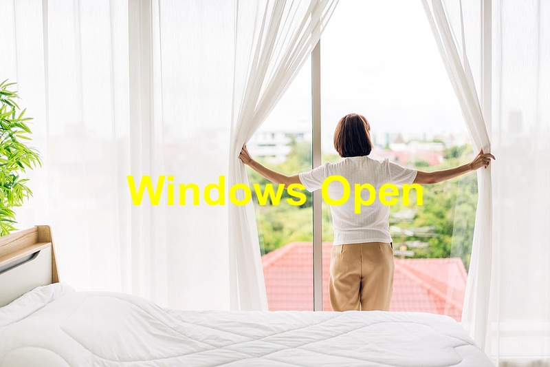 windows open