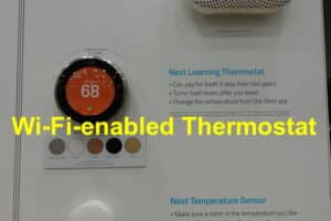 Wi-Fi-enabled thermostat