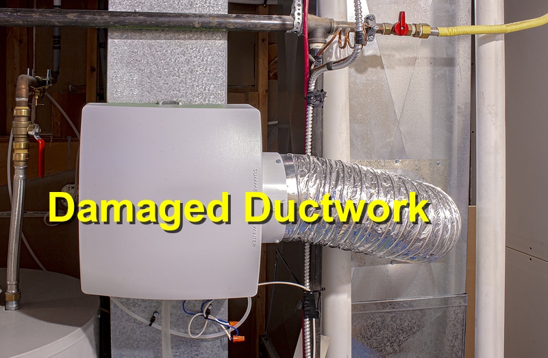 Damaged Ductwork