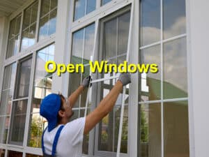 open windows